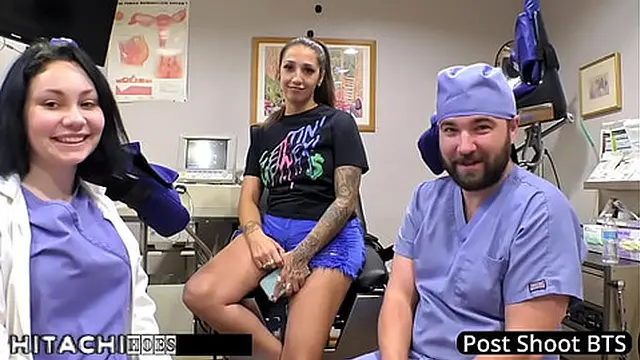 Human Guinea Pig Gets Mandatory Hitachi Orgasms From Nurse Lenna Lux - Stefania Mafra