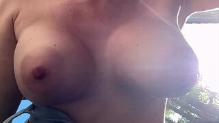 Big Tits Milf Artemisia Love Hot Big Boobs Bouncing Bottom POV outdoor Sesh