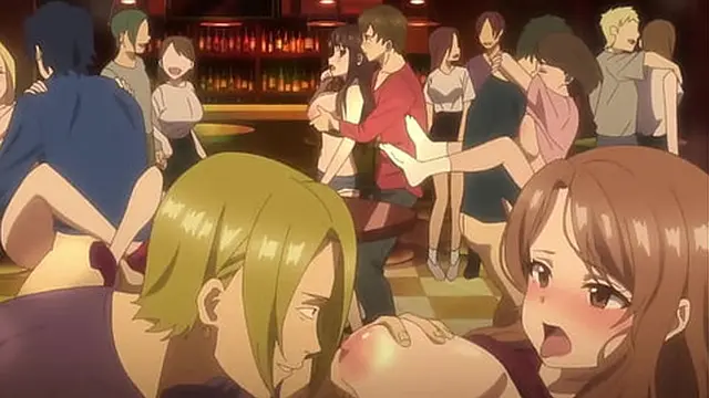 Perv Couples on Swinger Party: First Orgy with my Busty Colleague &mdash;  Hentai