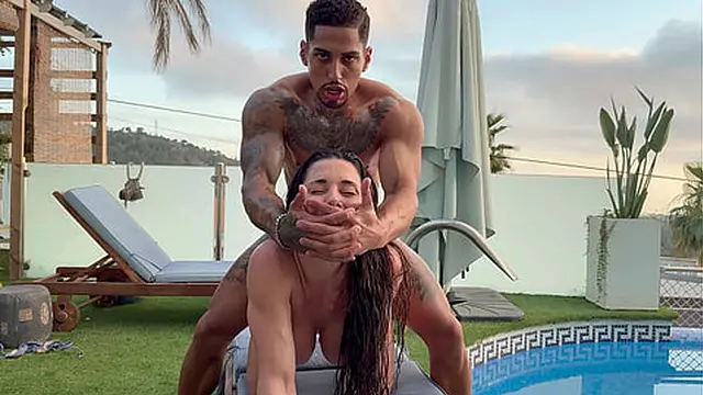 Oiled Massage And Rough Sex In The Swimming Pool