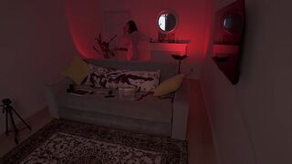 Filming a SOLO PORN SET of a Japanese KITSUNE FOX. Full BTS Video