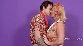 80s Sitcom Step Mom And Step Son Go Off Script And Bang On Air - Ryan Keely —  Jayden marcos