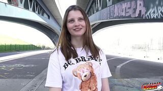GERMAN SCOUT - First Anal Sex for German Skylar Sweet at Pick Up Casting in Berlin