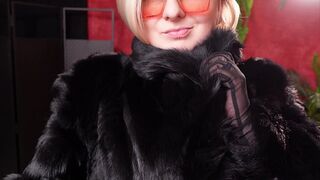 My hot fur coat collection - part 1  Fetish MILF Arya Grander