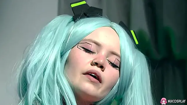 Sexy slutty teen Rebecca Nixon has fun with a sex toy 