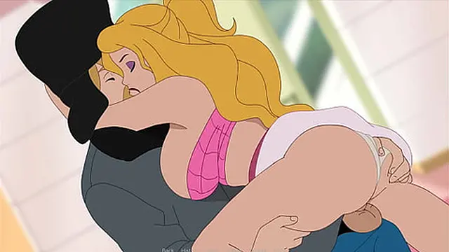 Secret of the House - Sexy Blonde busty widow has sex with a big white cock after a long time