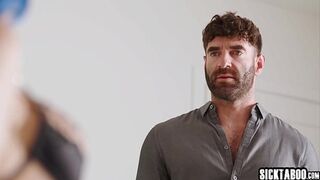 Dominant babe Jewelz Blu fucks two guys Chad Alva and big dick Ken Feels