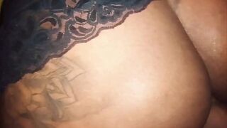 She received an unexpected anal ejaculation in front of Leo the Ogre′s school house