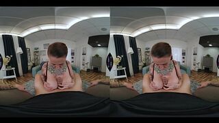 Horny Tattoed Bbw Doggystyle Offering Her Pussy - Big Tits Blowjob and Titty Fucking Vr 360 Porn