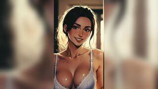 Busty Step Mom Can't Resist Step Son's Big Cock - AI Generated Hentai Anime Uncensored Creampie