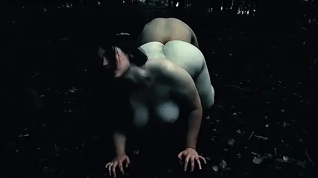 AI witch humiliates tourists in reverse doggy fuck