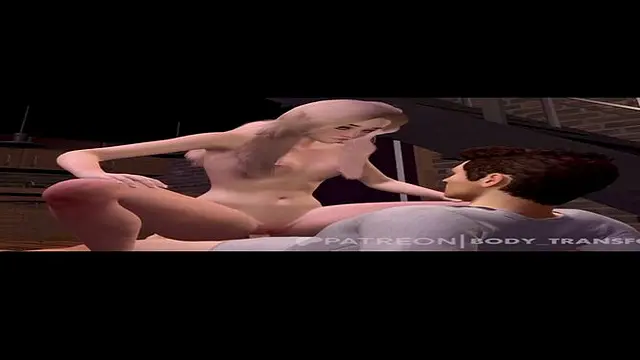 Busty blonde rides in high-quality 3D POV sex