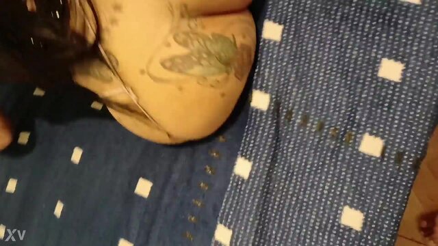 Maryam Hot MATURE BABE rides huge tool then takes it anally