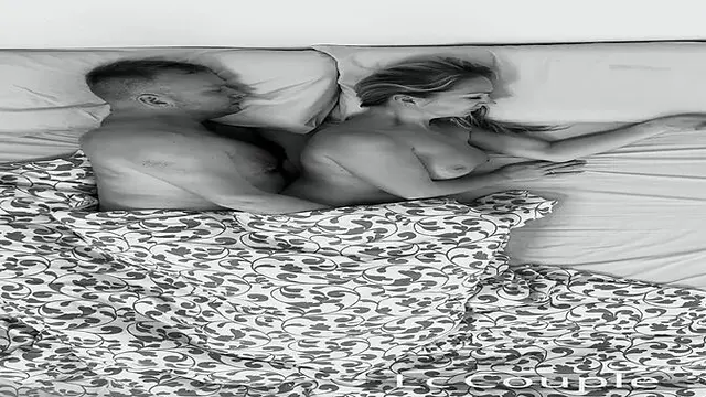 Real-life MILF gives her hubby a sensual blowjob 