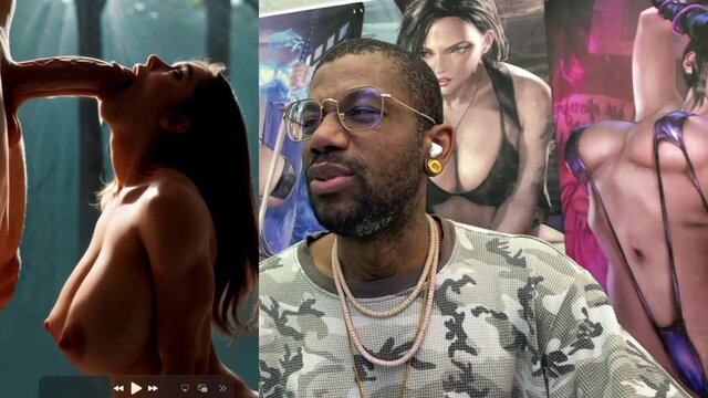 Slutty enormous breast COUGAR deepthroats big member in black missionary