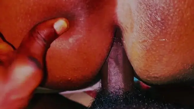 Shave her big juicy pussy while she receives your massive BBC.